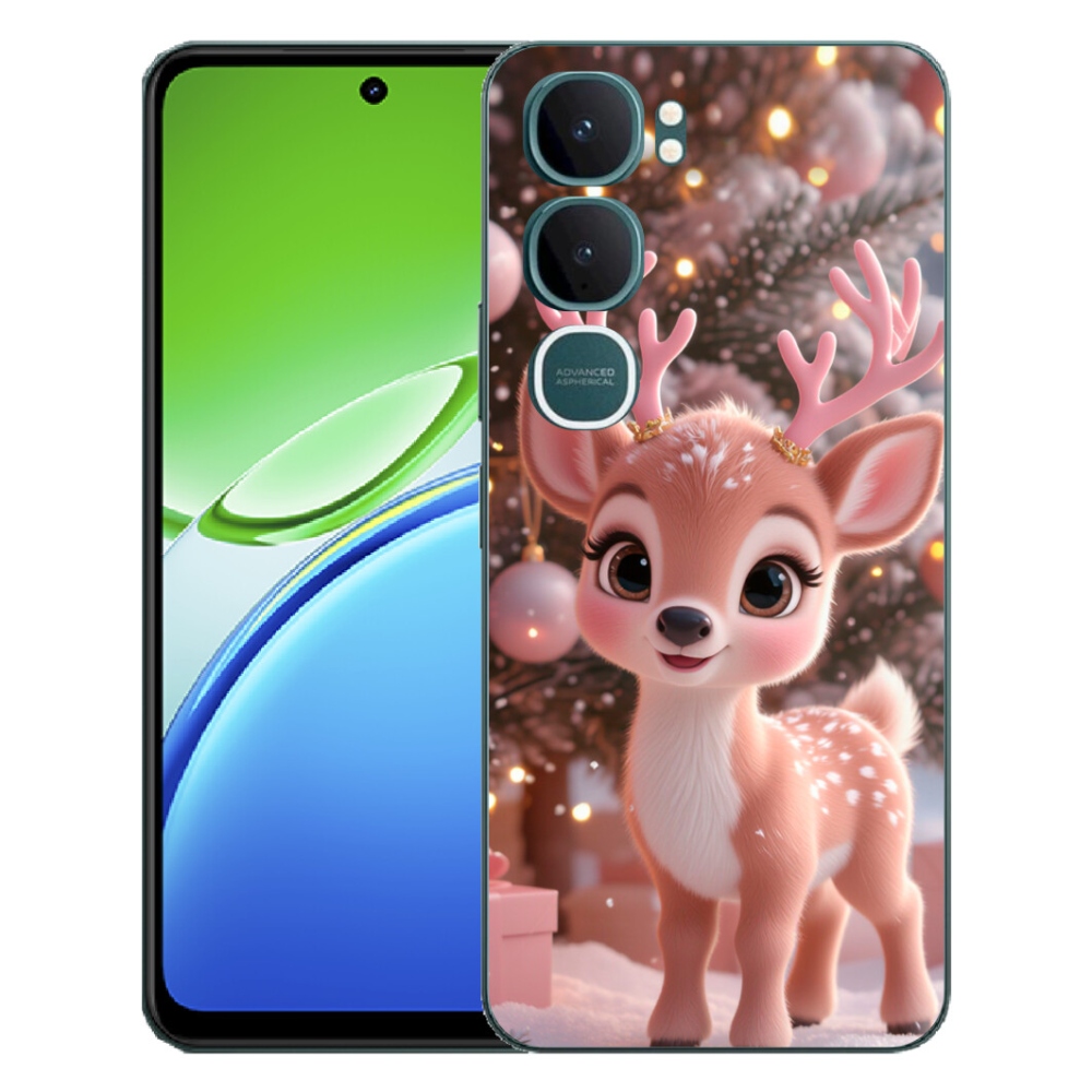 mmCase géltok a Vivo Y21d-hez – aranyos rénszarvas