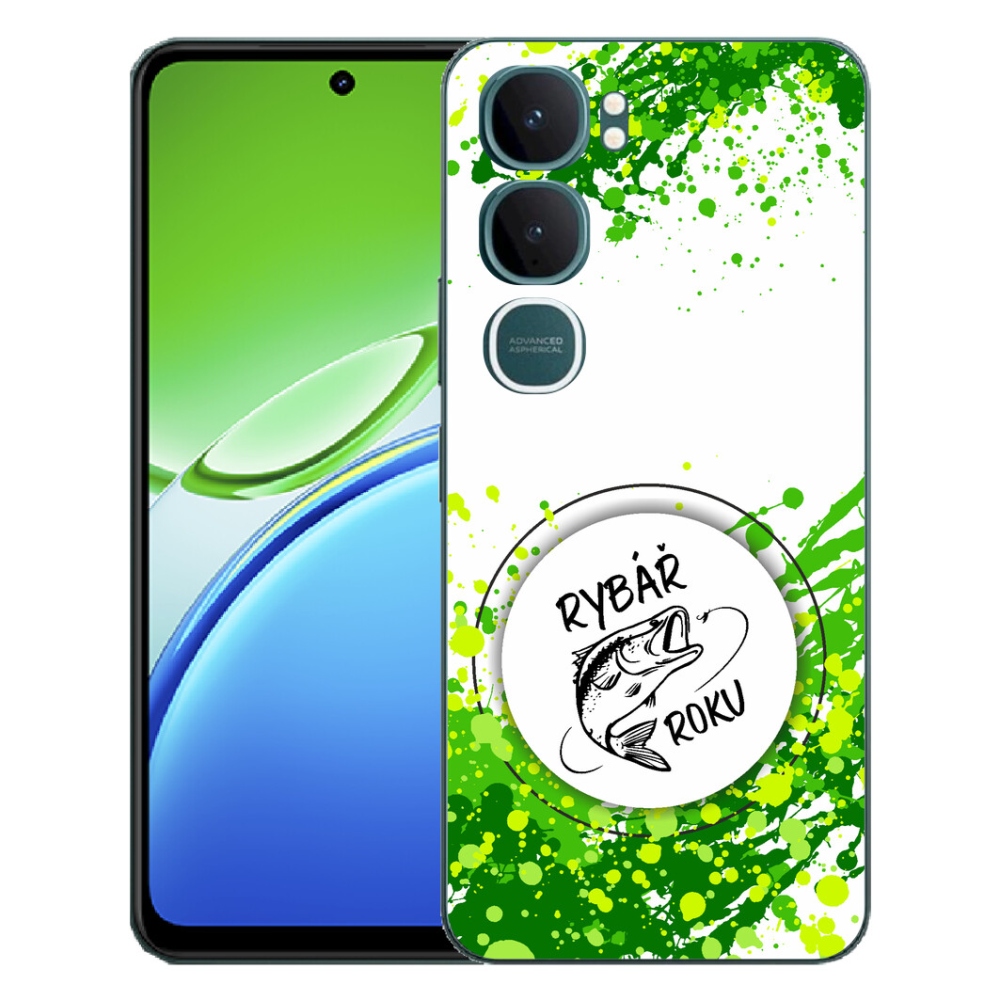 mmCase géltok a Vivo Y21d-hez – „Az év horgásza” fehér háttérrel