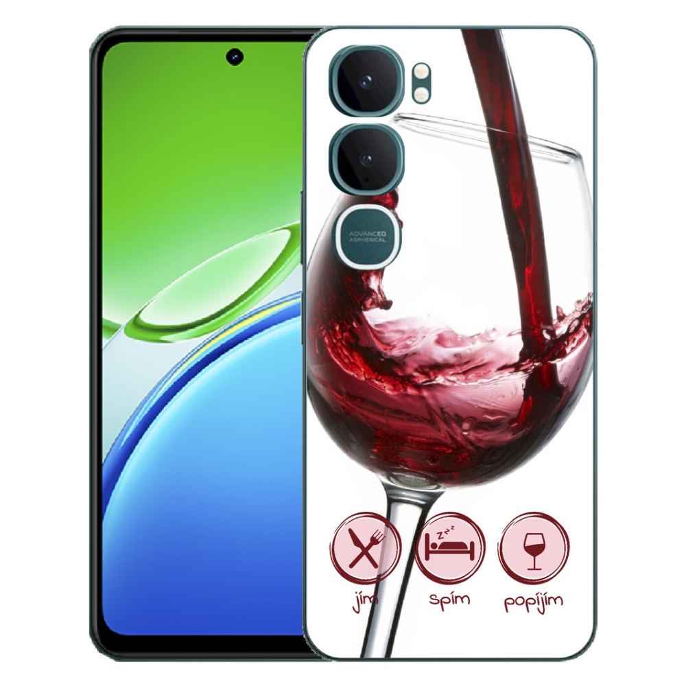mmCase géltok a Vivo Y21d-hez – vörösboros pohár