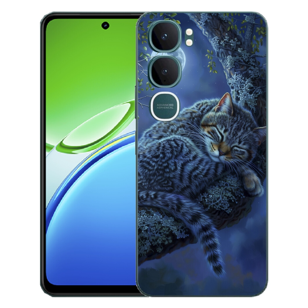 mmCase géltok a Vivo Y21d-hez – alvó macska