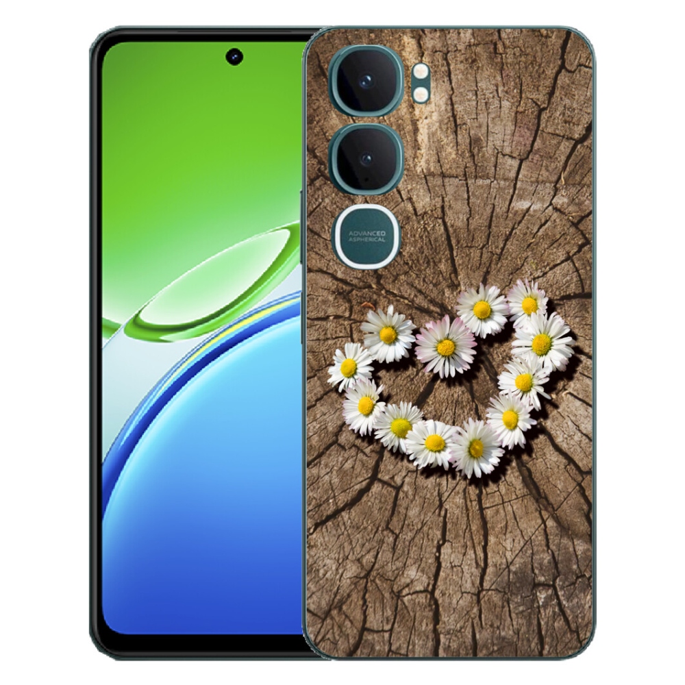 mmCase géltok a Vivo Y21d-hez – margaréta mintás