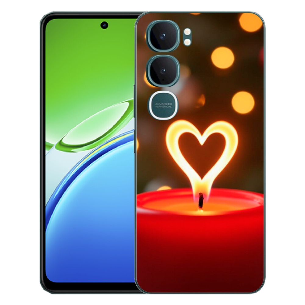 mmCase géltok a Vivo Y21d-hez – lángoló szív
