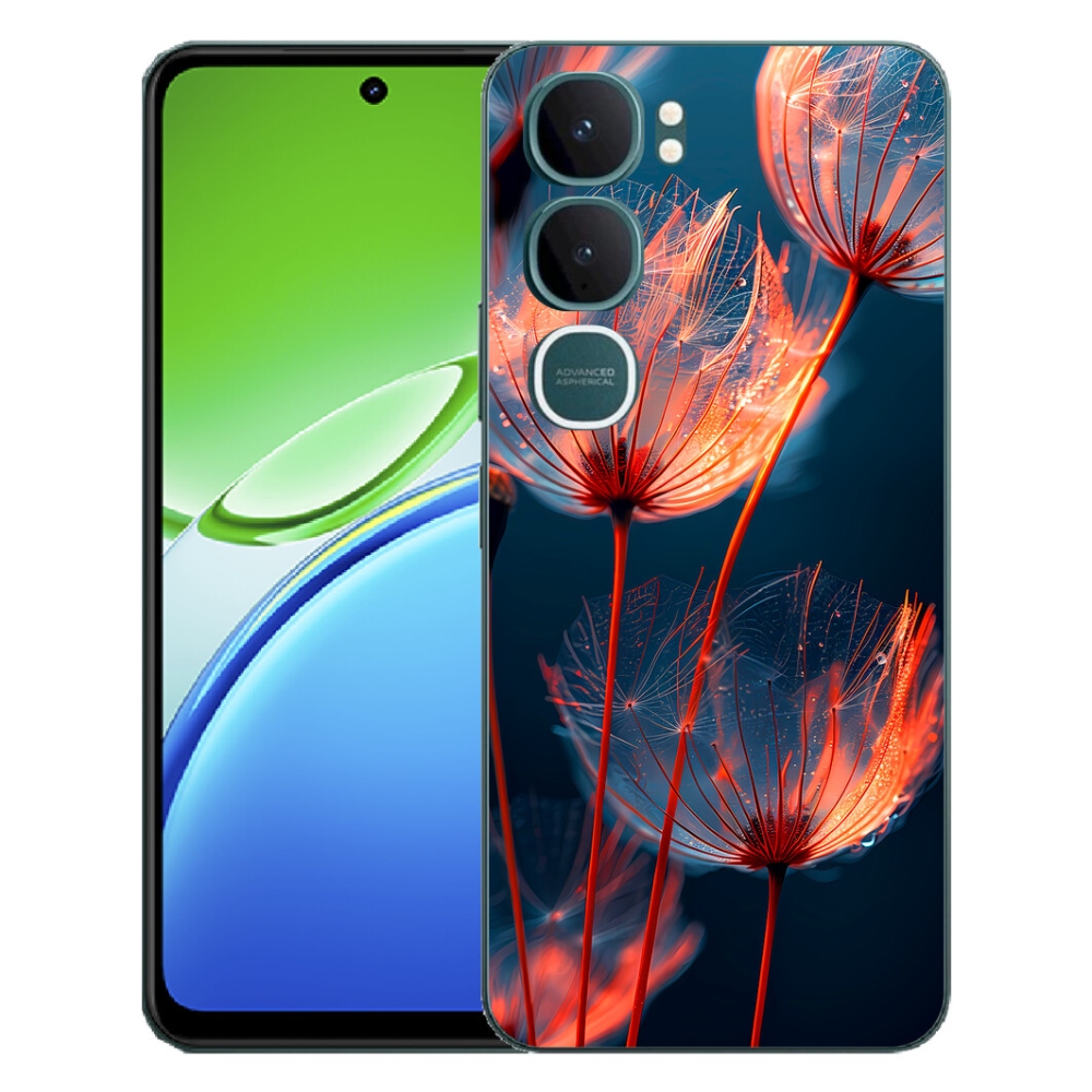 mmCase gél tok a Vivo Y21d-hez – világító pelyhek