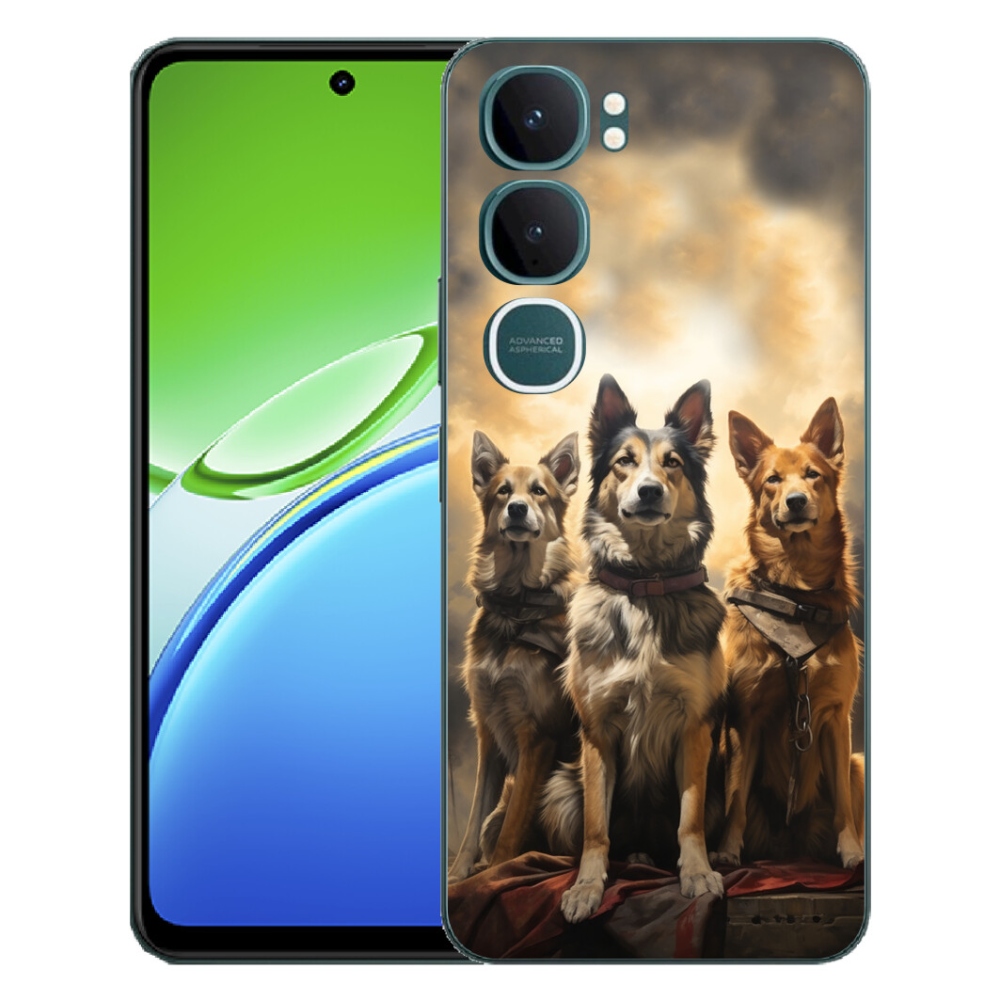 mmCase géltok a Vivo Y21d-hez – három kutyus