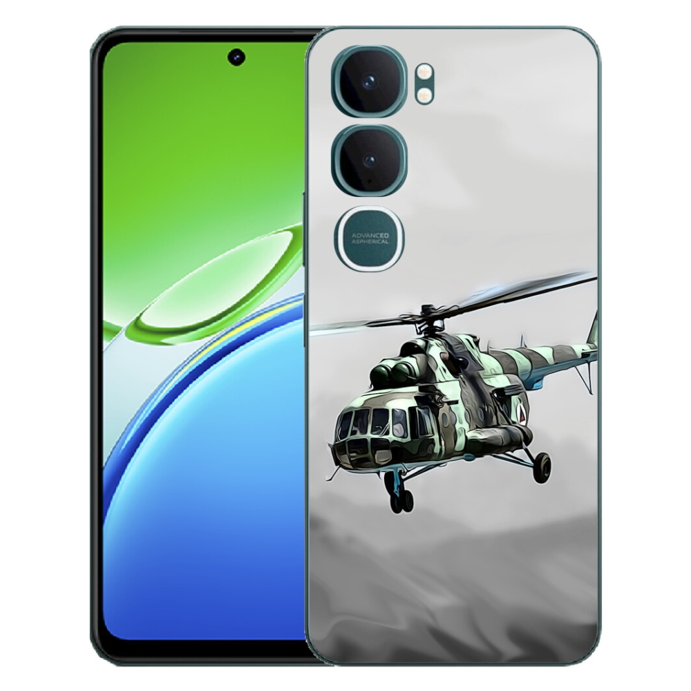 mmCase géltok a Vivo Y21d-hez – katonai helikopter
