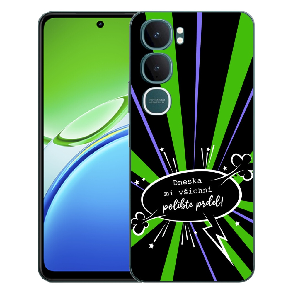 mmCase géltok a Vivo Y21d-hez – vicces felirat, 15, fekete háttér