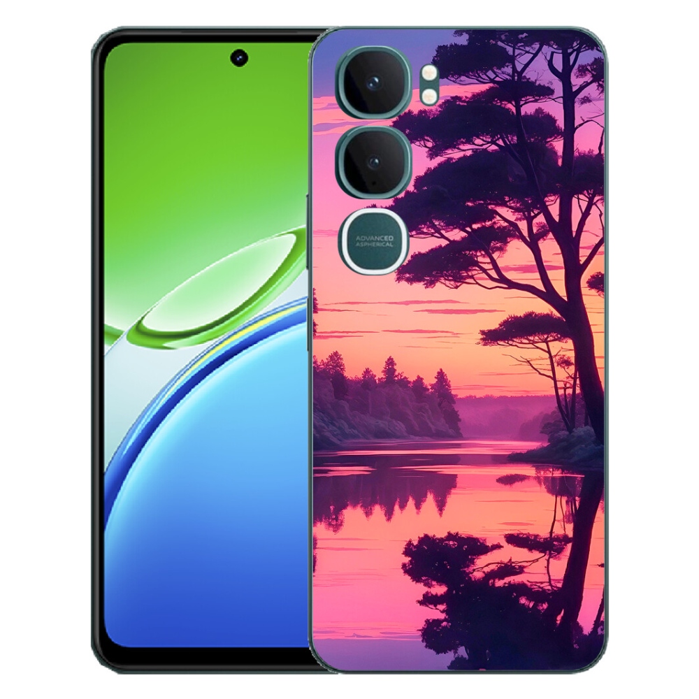 mmCase géltok a Vivo Y21d-hez – naplemente a tó felett