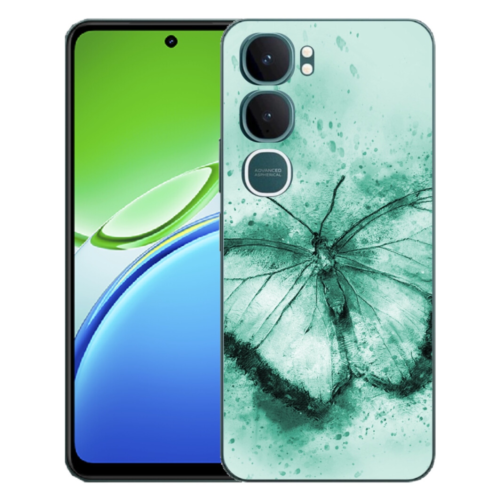 mmCase géltok a Vivo Y21d-hez – zöld pillangó