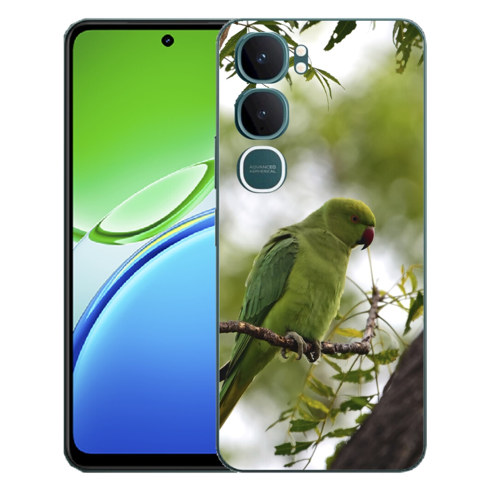 mmCase géltok a Vivo Y21d-hez – zöld papagáj