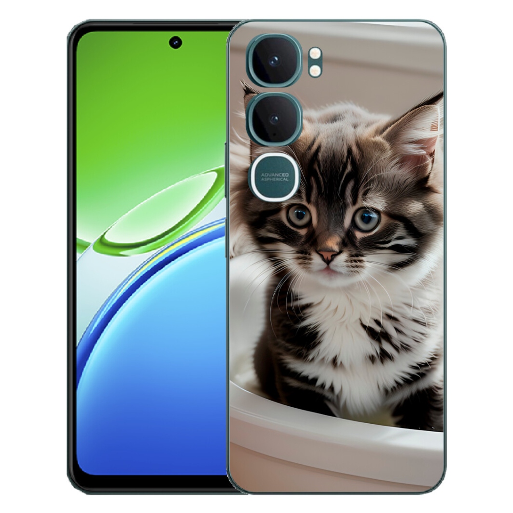 mmCase géltok a Vivo Y21d-hez – kíváncsi cica
