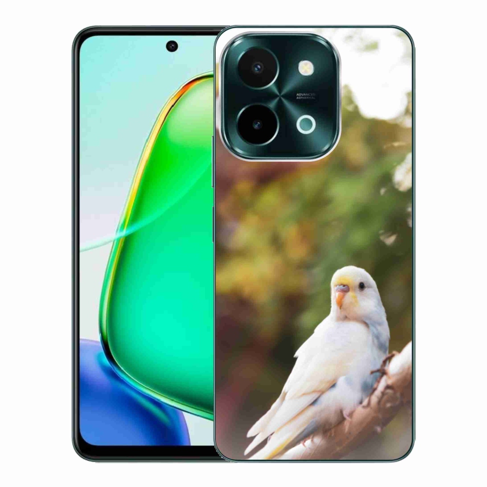 mmCase gélhuzat a Vivo Y28-hoz – fehér papagáj