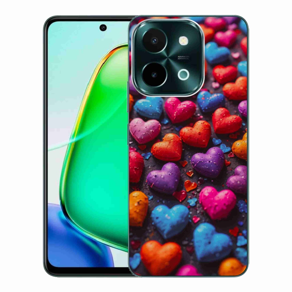 mmCase géltok a Vivo Y28-hoz – színes szívek