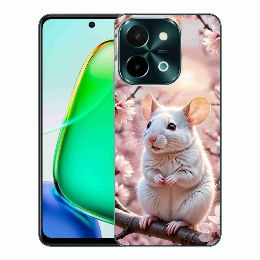 mmCase géltok a Vivo Y28-hoz – fehér egér egy ágon