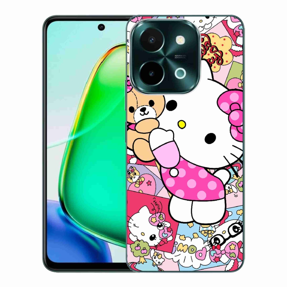 mmCase gélhuzat a Vivo Y28-hoz – aranyos cica