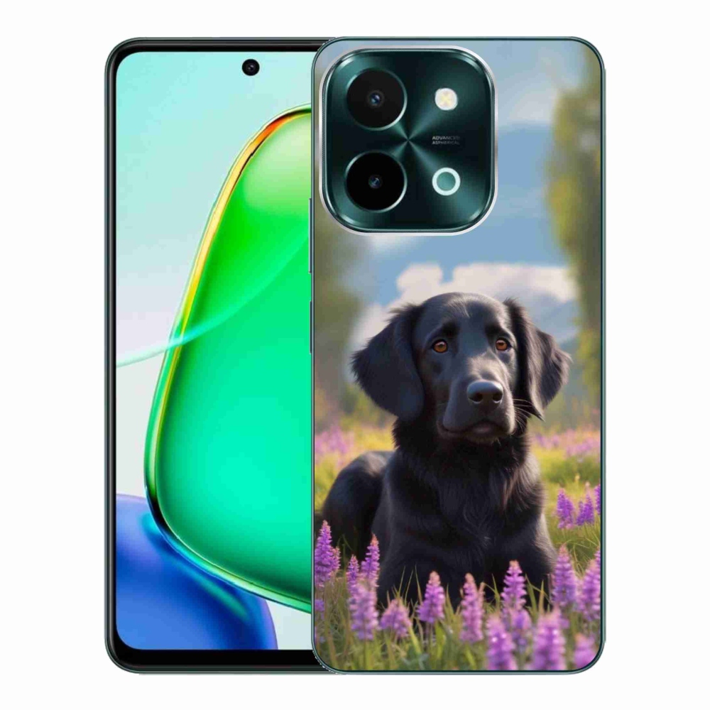 mmCase géltok a Vivo Y28-hoz – elegáns fekete retriever