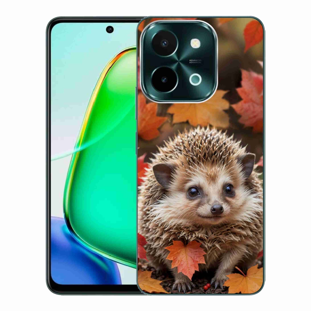 mmCase géltok a Vivo Y28-hoz – sün a levelek között