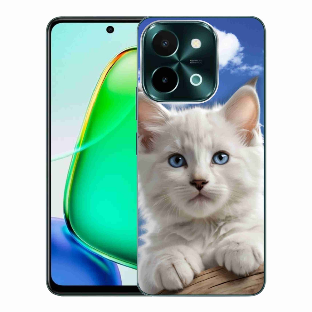 mmCase gél tok a Vivo Y28-hoz – cica és felhők