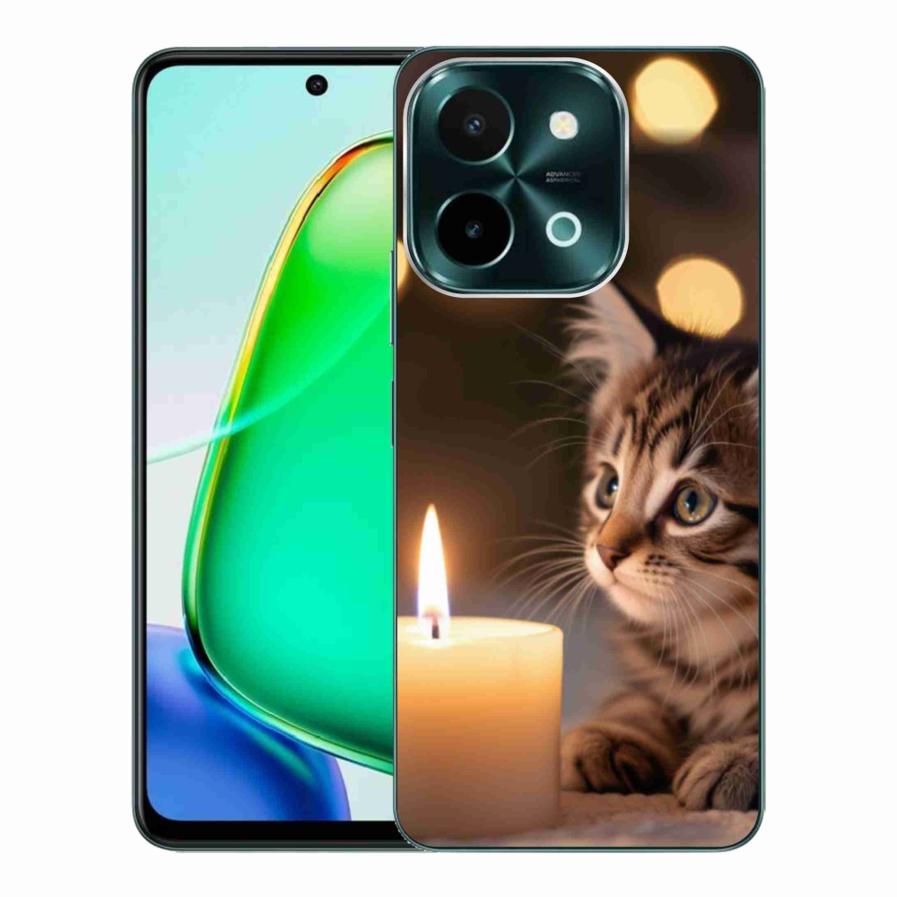 mmCase géltok a Vivo Y28-hoz – cica és gyertya