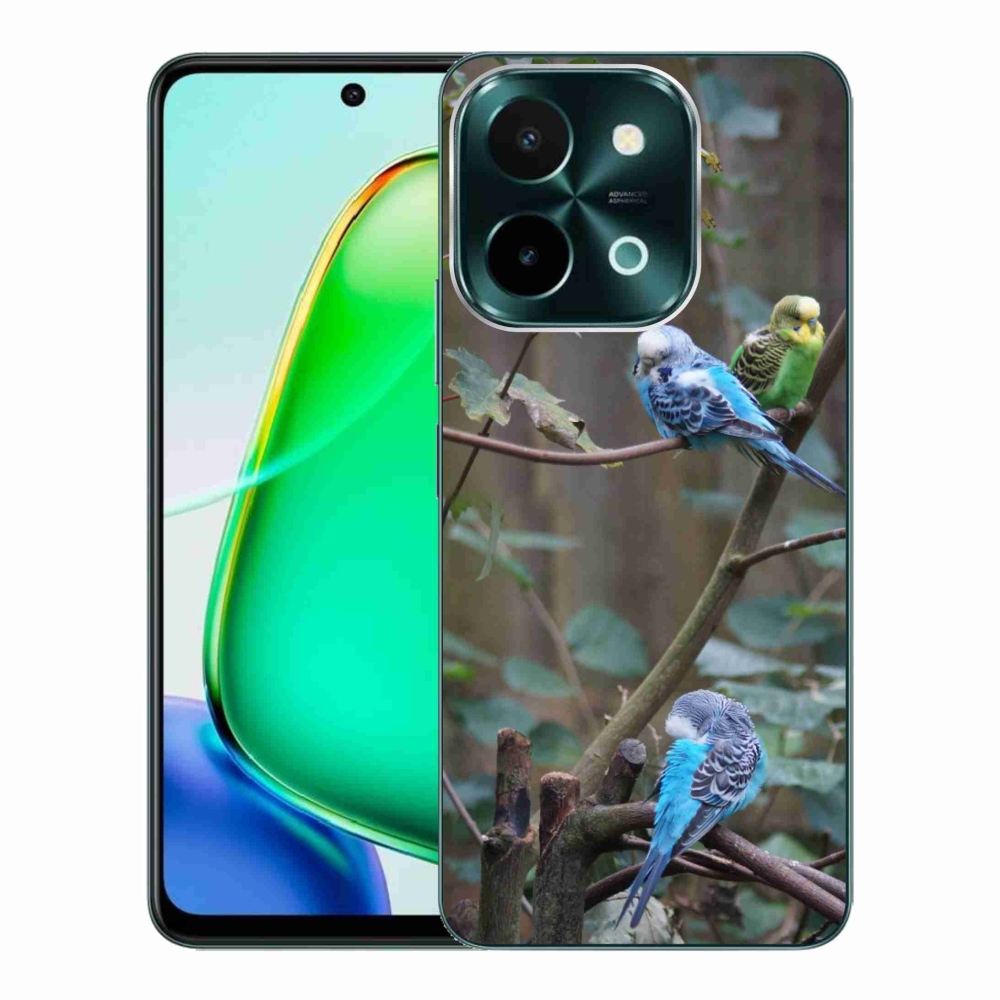 mmCase gél tok a Vivo Y28-hoz – papagájok az ágon