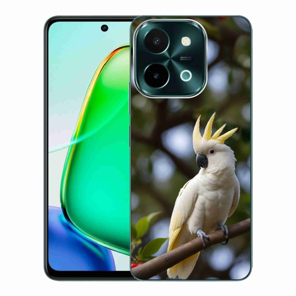 mmCase gélhuzat a Vivo Y28-hoz – kakadu papagáj 3