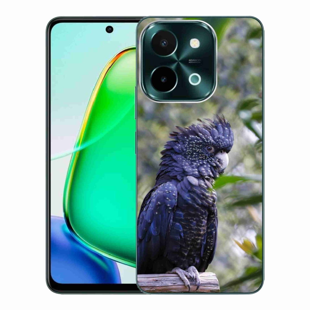 mmCase géltok a Vivo Y28-hoz – fekete kakadu papagáj
