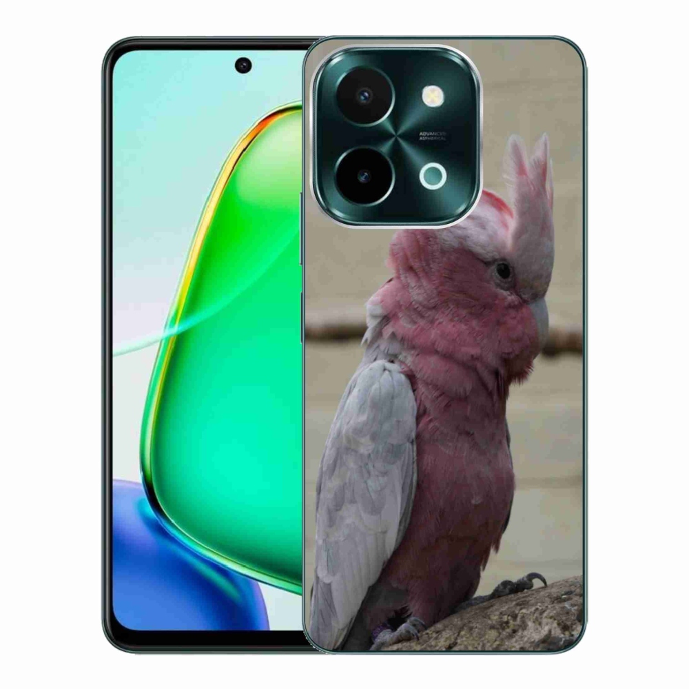 mmCase géltok a Vivo Y28-hoz – rózsaszín kakadu papagáj