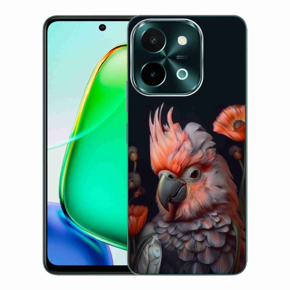 mmCase géltok a Vivo Y28-hoz – színes kakadu papagáj