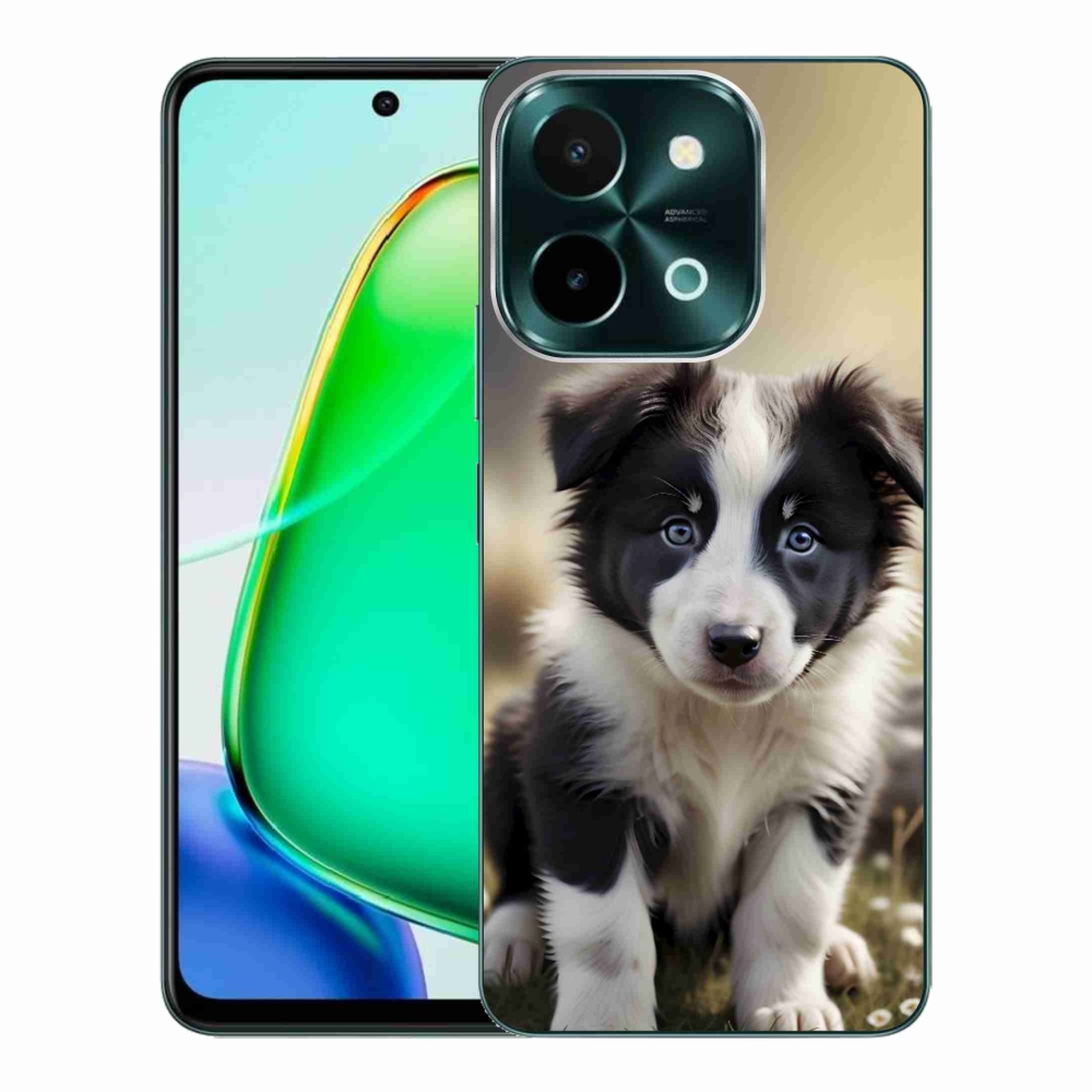 mmCase gél tok a Vivo Y28-hoz – aranyos border collie
