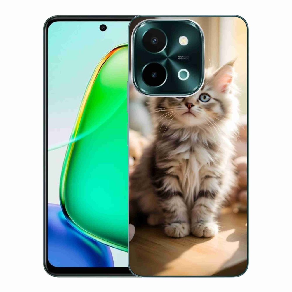 mmCase gél tok a Vivo Y28-hoz – aranyos cica 10