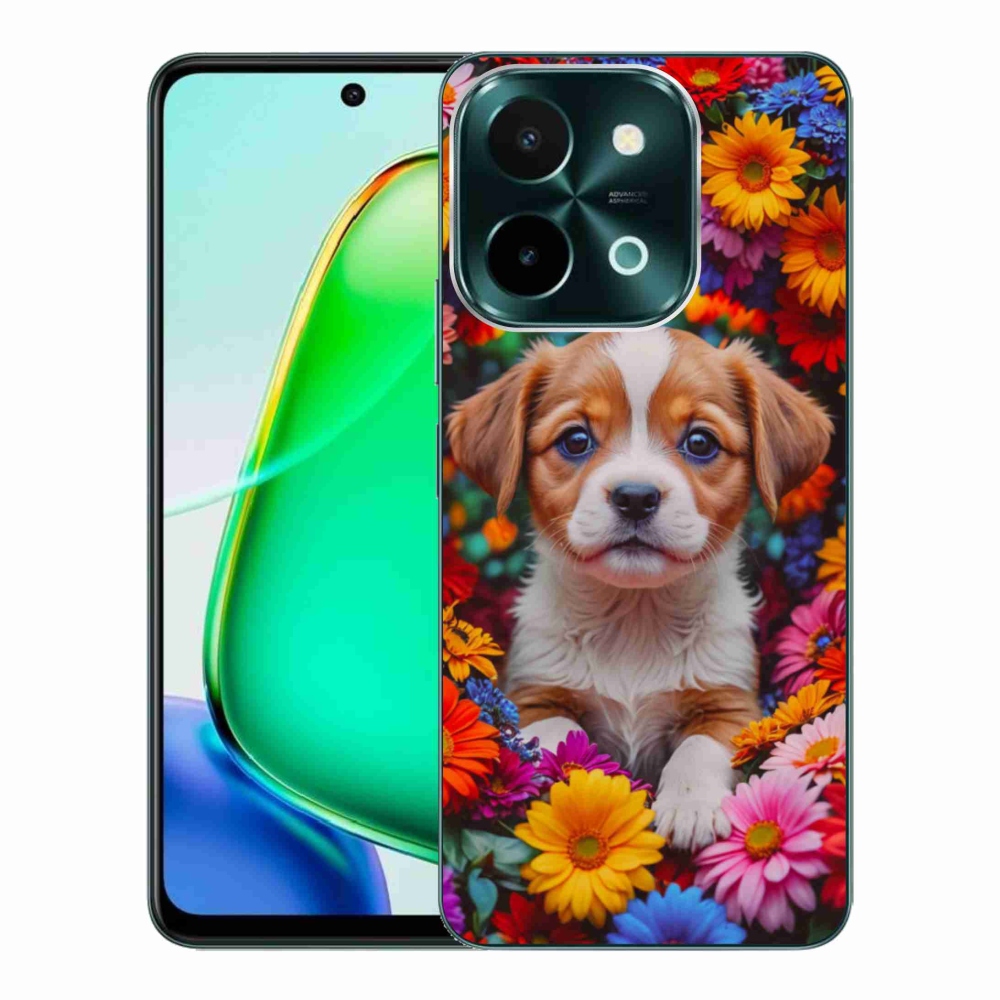 mmCase gél tok a Vivo Y28-hoz – aranyos kiskutya
