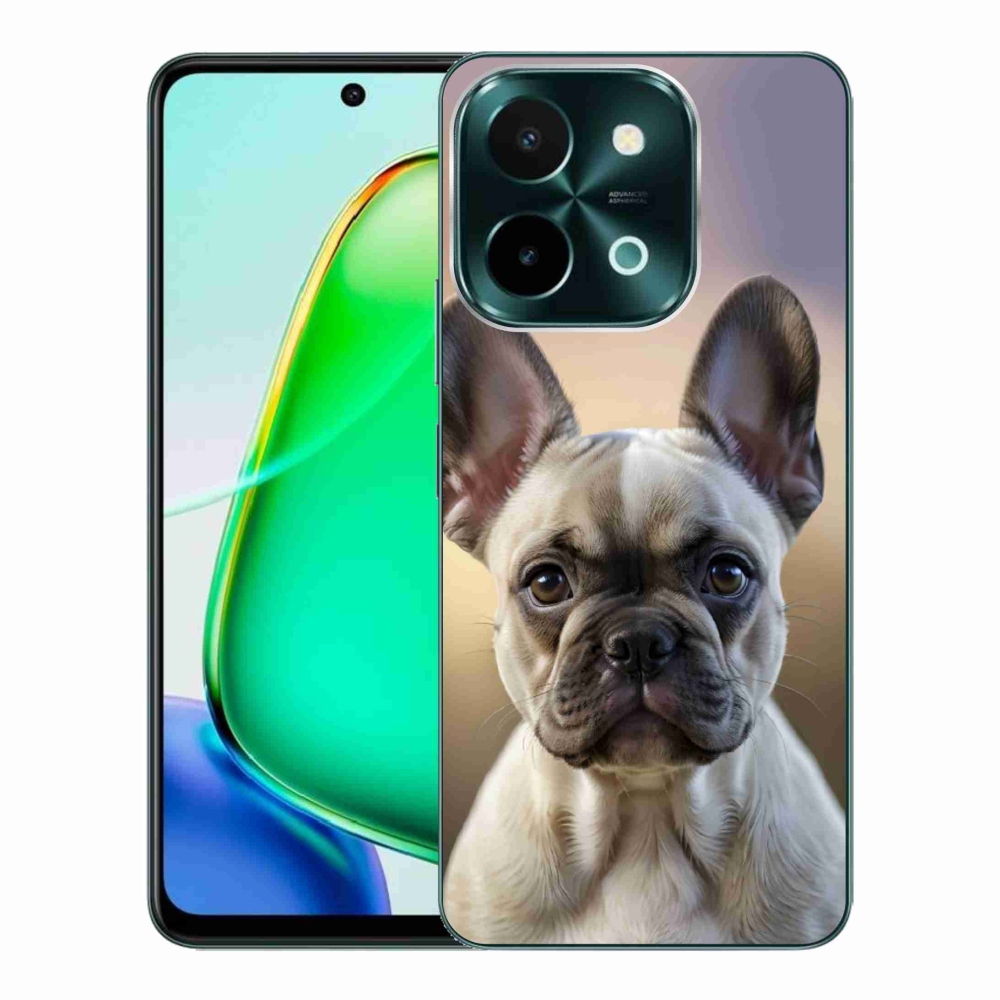 mmCase gél tok a Vivo Y28-hoz – aranyos francia buldog