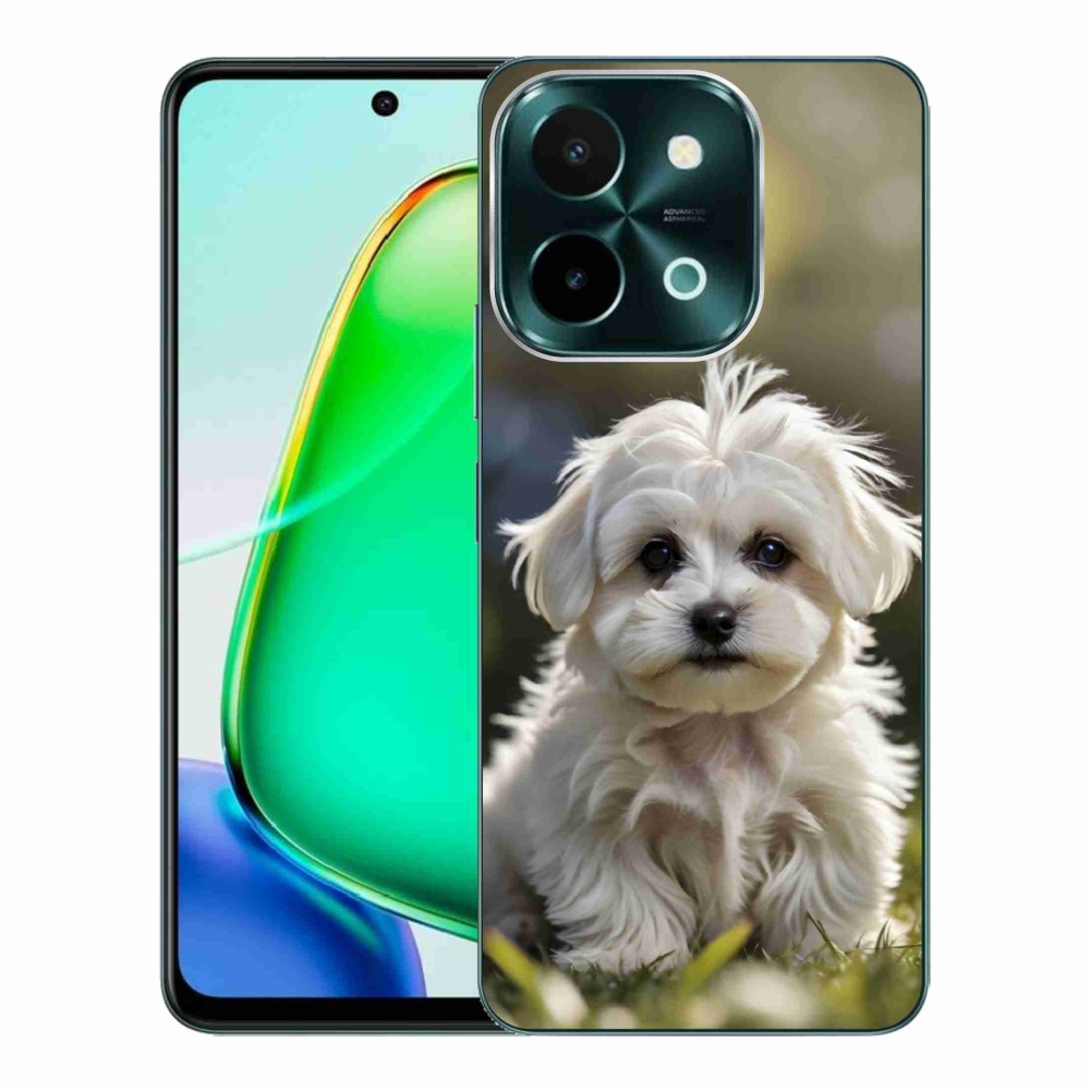 mmCase gél tok a Vivo Y28-hoz – aranyos máltai kutyus