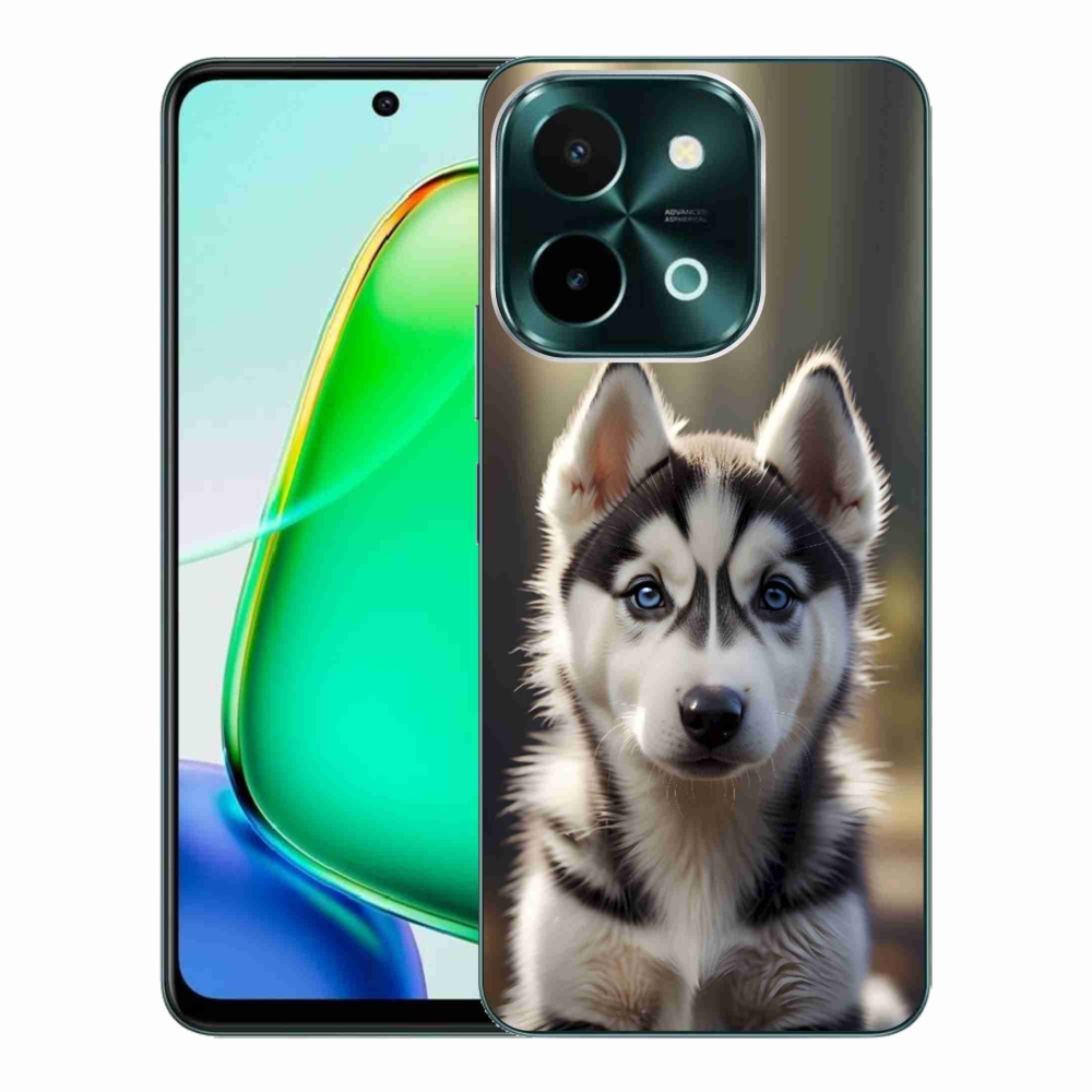 mmCase gél tok a Vivo Y28-hoz – aranyos szibériai husky