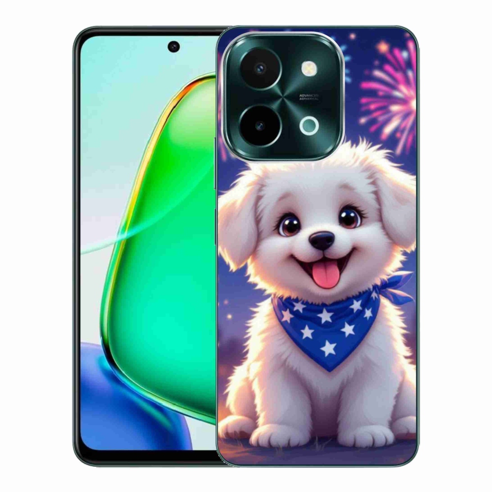 mmCase gél tok a Vivo Y28-hoz – ünnepi kiskutya