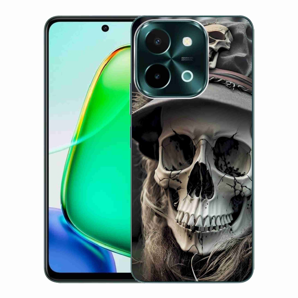 mmCase géltok a Vivo Y28-hoz – sötét koponya
