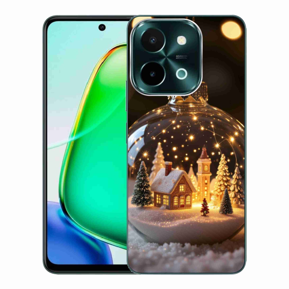 mmCase gél tok a Vivo Y28-hoz – karácsonyi gömb 3