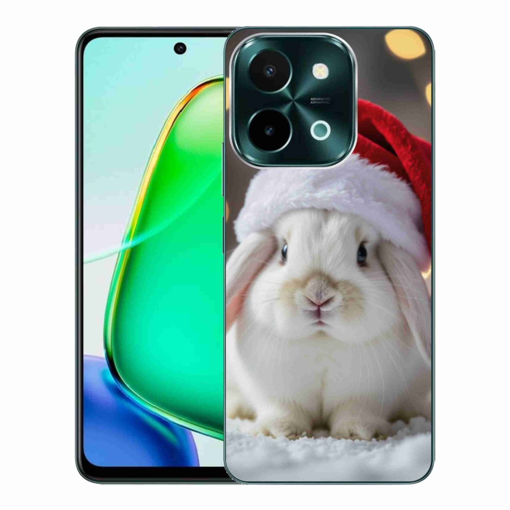 mmCase gél tok a Vivo Y28-hoz – karácsonyi nyuszi