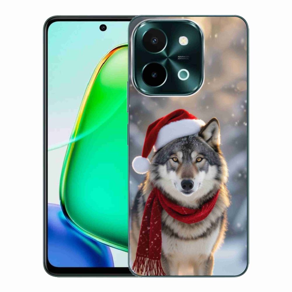 mmCase gél tok a Vivo Y28-hoz – karácsonyi farkas