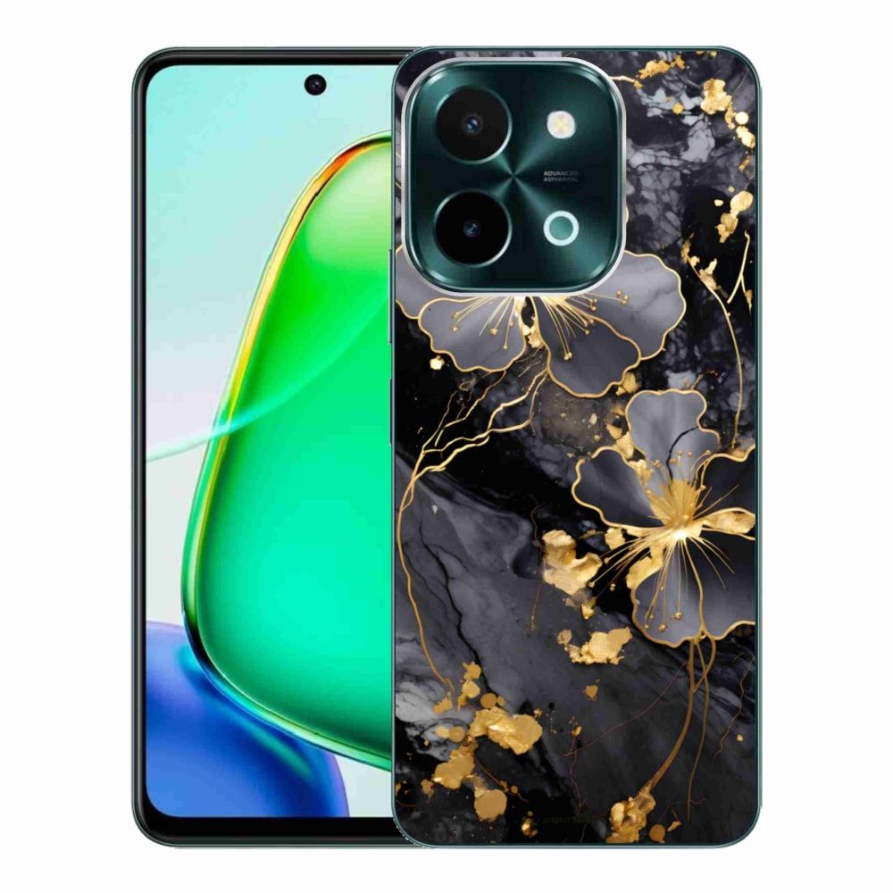 mmCase géltok a Vivo Y28-hoz – arany virágok