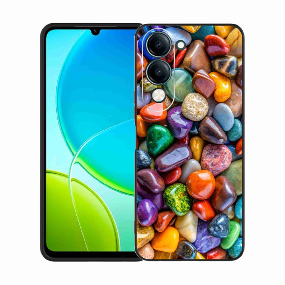 Gél borító mmCase a Vivo Y29S 5G készülékhez - színes strasszkövek