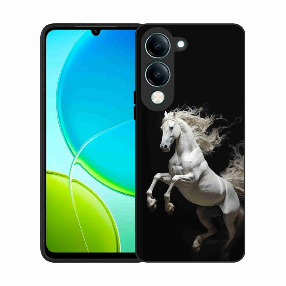Gél borítás mmCase a Vivo Y29S 5G - fehér ló 4