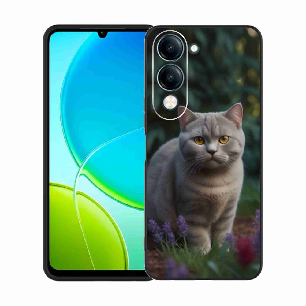 Zselés borítás mmCase a Vivo Y29S 5G készülékhez - brit macska