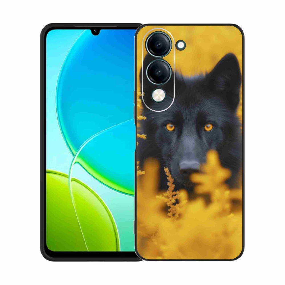 Zselés borítás mmCase a Vivo Y29S 5G-hez - fekete farkas 2