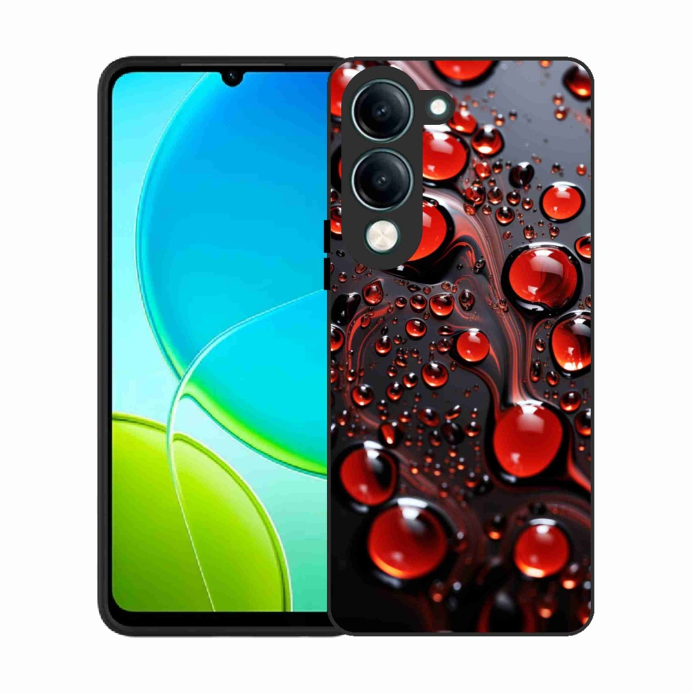 Zselés borítás mmCase a Vivo Y29S 5G készülékhez - piros csepp 2