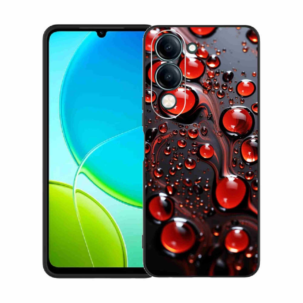 Zselés borítás mmCase a Vivo Y29S 5G készülékhez - piros csepp 2