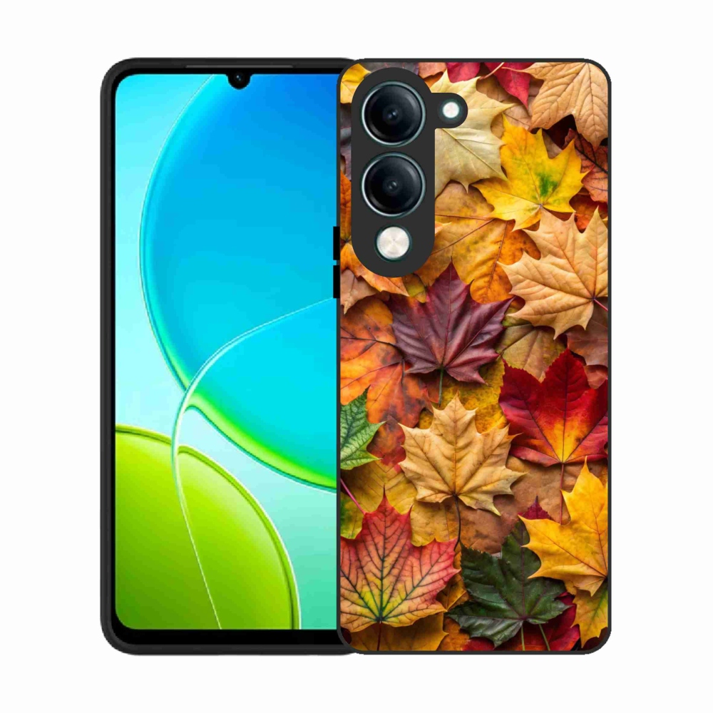Gél borítás mmCase a Vivo Y29S 5G készülékhez - juharlevelek 2