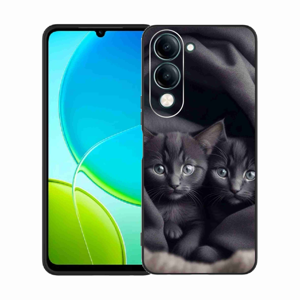 Zselés borítás mmCase a Vivo Y29S 5G készülékhez - cat duo