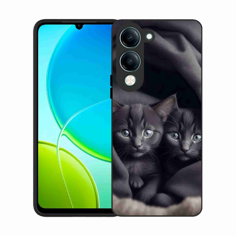 Zselés borítás mmCase a Vivo Y29S 5G készülékhez - cat duo