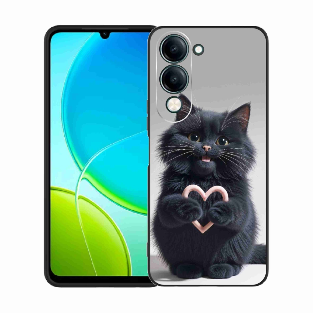 Gél borító mmCase a Vivo Y29S 5G-hez - cat love 3