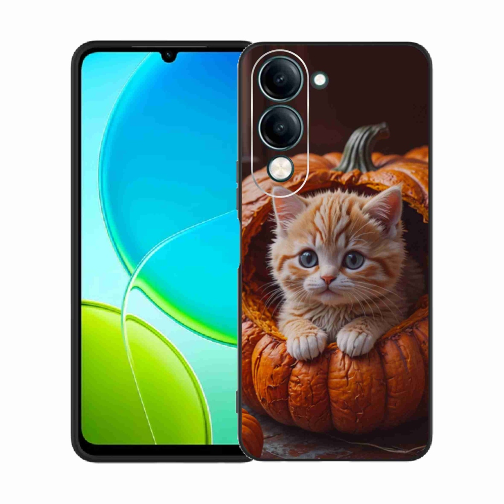 Gél borítás mmCase a Vivo Y29S 5G-hez - cica és tök 2